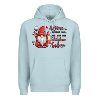 Blue Mist wine because you cant run this shitshow sober Premium Hoodie - MaliasSmallBusiness