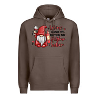 Coffee wine because you cant run this shitshow sober Premium Hoodie - MaliasSmallBusiness
