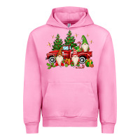 Fuchsia Pink christmas gnomes truck Urban Hoodie - MaliasSmallBusiness