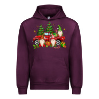 Mauve Wine christmas gnomes truck Urban Hoodie - MaliasSmallBusiness