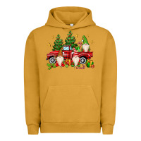Pigment Peanut Butter christmas gnomes truck Urban Hoodie - MaliasSmallBusiness