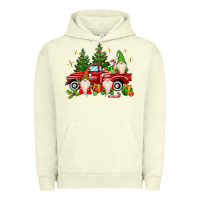 Pigment Pistachio christmas gnomes truck Urban Hoodie - MaliasSmallBusiness