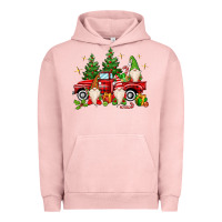 Pigment Salmon christmas gnomes truck Urban Hoodie - MaliasSmallBusiness