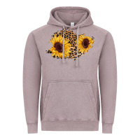 Vintage Zinc sunflower leopard patch Vintage Hoodie - AdoDesignShop