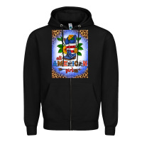Black all american girl air freshener Zipper Hoodie - HRA Design Shop