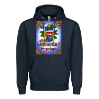 Navy all american girl air freshener Zipper Hoodie - HRA Design Shop