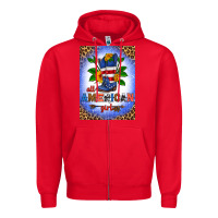 Red all american girl air freshener Zipper Hoodie - HRA Design Shop