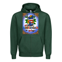 Sports Green all american girl air freshener Zipper Hoodie - HRA Design Shop