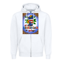 White all american girl air freshener Zipper Hoodie - HRA Design Shop