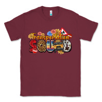 Burgundy transportation squad Classic Tee - texasbilliewilder