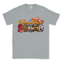 Heather Grey transportation squad Classic Tee - texasbilliewilder
