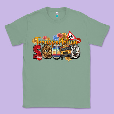 Transportation Squad Classic Tee Designed By Texasbilliewilder