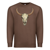 Chestnut bull skull Premium Sweatshirt - AdoDesignShop