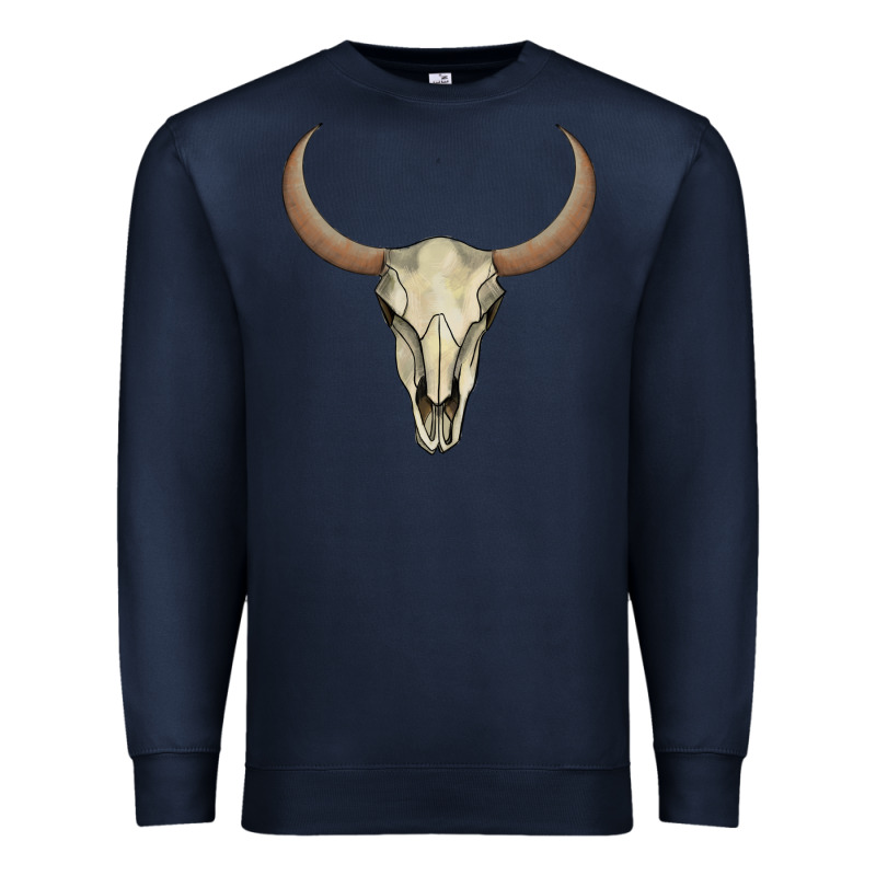 Bull Skull Premium Sweatshirt by AdoDesignShop | Teevron