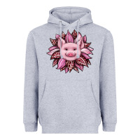 Heather Grey sunflower leopard Heavyweight Hoodie - JahusDesignShop