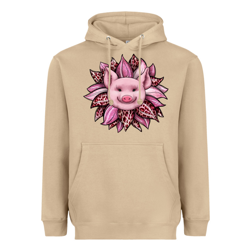 Sunflower Leopard Heavyweight Hoodie by JahusDesignShop | Teevron