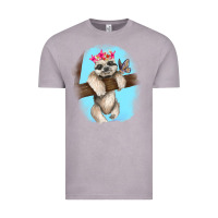 Vintage Zinc baby sloth Vintage Tee - RanaPortraitStore