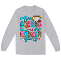 Moon Dust coffee scrubs and rubber gloves Long Sleeve Tee - Zillion Design Studio