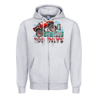 Heather Grey i crushed 100 days Zipper Hoodie - RacoonDesign