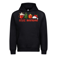 Black feliz navidad Urban Hoodie - MaliasSmallBusiness