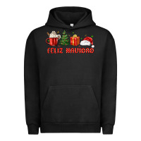 Pigment Black feliz navidad Urban Hoodie - MaliasSmallBusiness