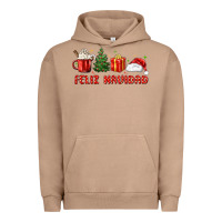 Pigment Burro feliz navidad Urban Hoodie - MaliasSmallBusiness