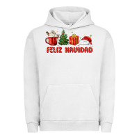 Pigment Lunar Rock feliz navidad Urban Hoodie - MaliasSmallBusiness