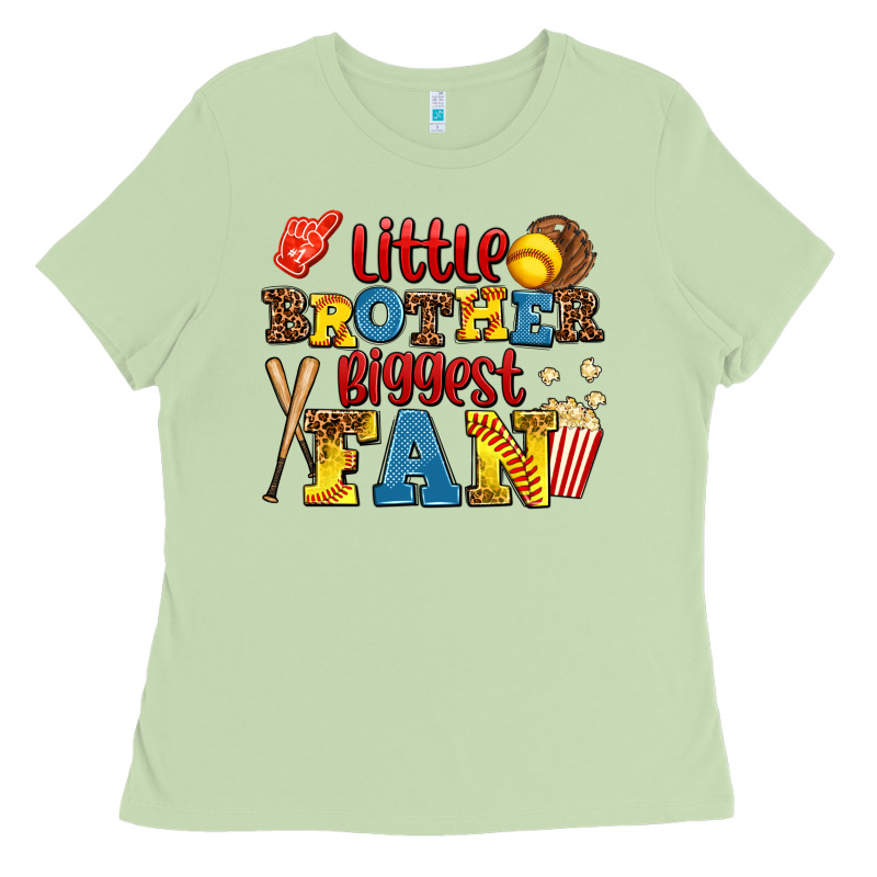 Little Brother Biggest Fan Ladies Tee by AdoDesignShop | Teevron