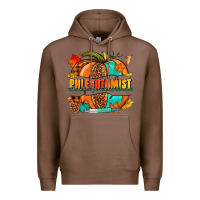 Chestnut Phlebotomist pumpkin Premium Hoodie - NancyCooperArtShop