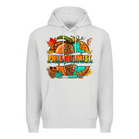 Dove Grey Phlebotomist pumpkin Premium Hoodie - NancyCooperArtShop