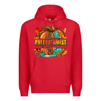 Red Phlebotomist pumpkin Premium Hoodie - NancyCooperArtShop