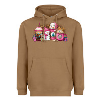 Toasted Coconut pink Christmas winter snowman coffee Heavyweight Hoodie - Jasminsmagicworld