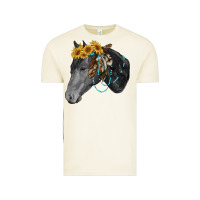 Vintage Arctic black and white western horse Vintage Tee - RanaPortraitStore