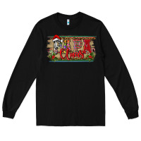 Black christmas western papa claus Long Sleeve Tee - RanaPortraitStore