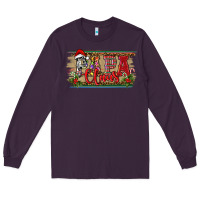 Plum christmas western papa claus Long Sleeve Tee - RanaPortraitStore