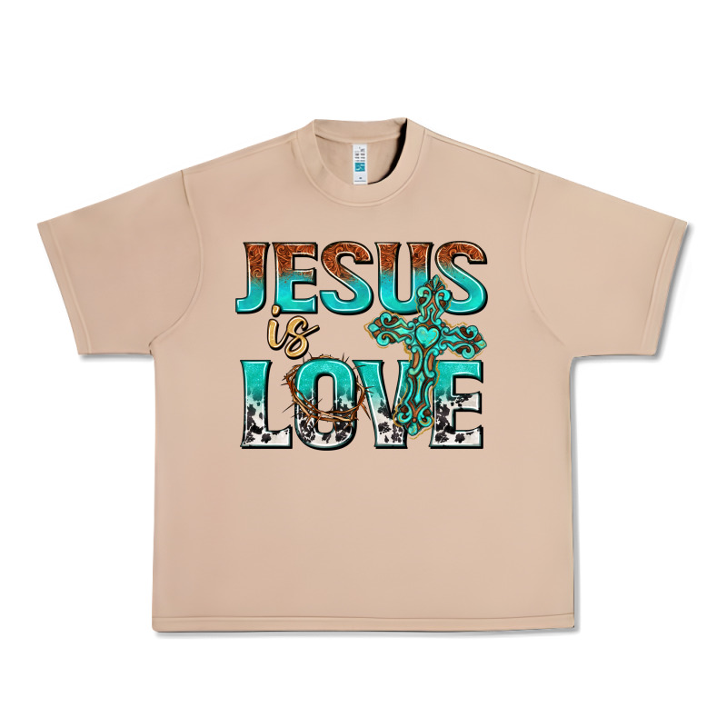 Jesus Is Love Urban Heavy Tee by texasbilliewilder | Teevron