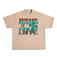 Burro jesus is love Urban Heavy Tee - texasbilliewilder