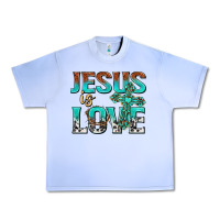 Grape Ice jesus is love Urban Heavy Tee - texasbilliewilder