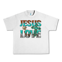 Lunar Rock jesus is love Urban Heavy Tee - texasbilliewilder