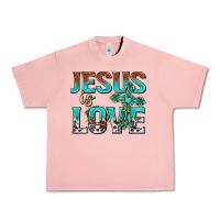 Salmon jesus is love Urban Heavy Tee - texasbilliewilder