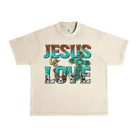 Sandshell jesus is love Urban Heavy Tee - texasbilliewilder
