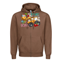 Chestnut i dig 100 days of school Zipper Hoodie - RacoonDesign