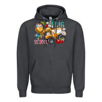 Smoke i dig 100 days of school Zipper Hoodie - RacoonDesign