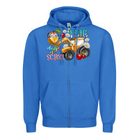 True Royal i dig 100 days of school Zipper Hoodie - RacoonDesign
