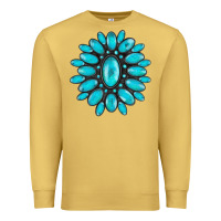 Turqoise Gemstone Premium Sweatshirt | Teevron