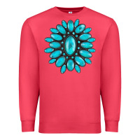 Cardinal turqoise gemstone Premium Sweatshirt - AdoDesignShop