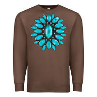 Chestnut turqoise gemstone Premium Sweatshirt - AdoDesignShop