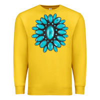 Lemon turqoise gemstone Premium Sweatshirt - AdoDesignShop