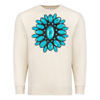 Sandshell turqoise gemstone Premium Sweatshirt - AdoDesignShop