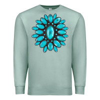 Seafoam turqoise gemstone Premium Sweatshirt - AdoDesignShop